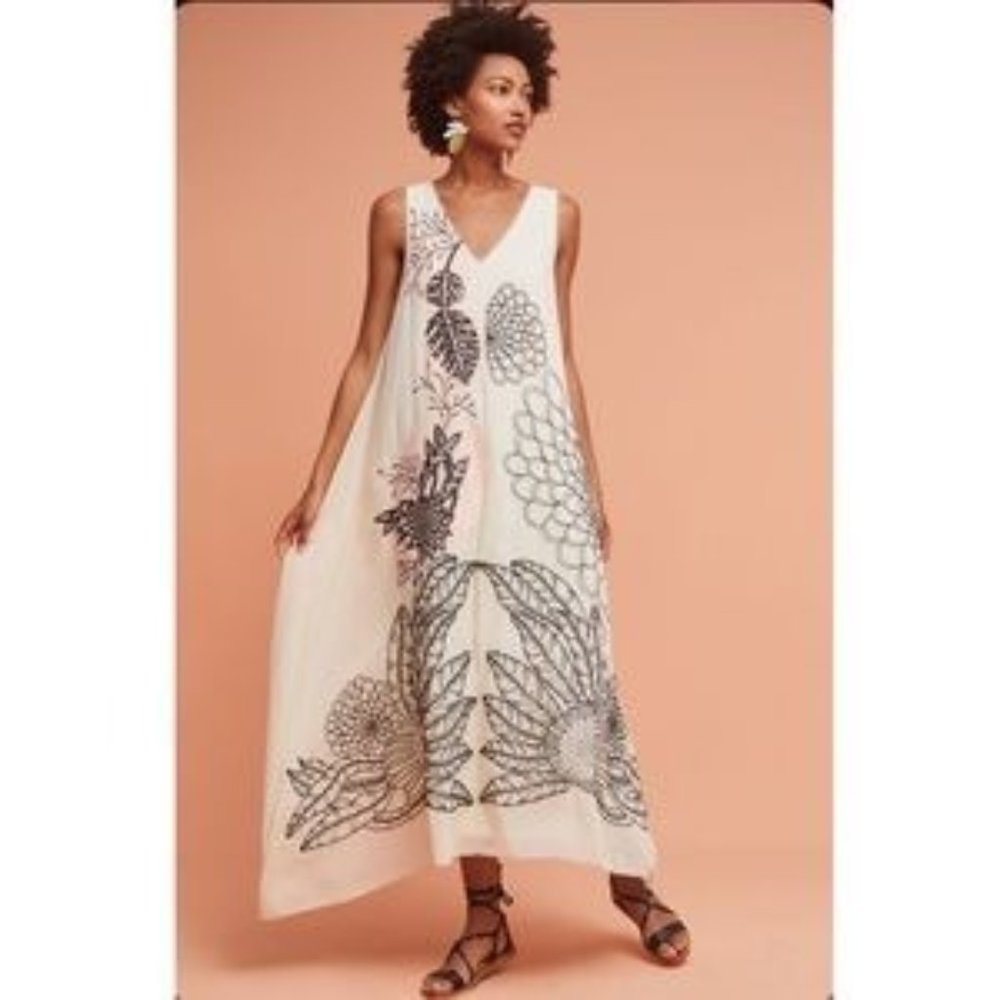 NWT Anthropologie Sheena Maxi Dress